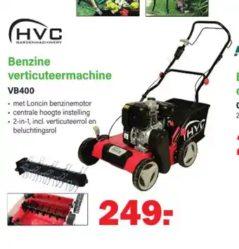 Van Cranenbroek HVC Benzine verticuteermachine VB400 aanbieding