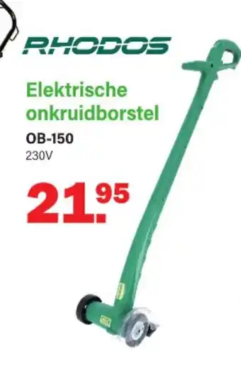 Van Cranenbroek Rhodos Elektrische onkruidborstel OB-150 aanbieding