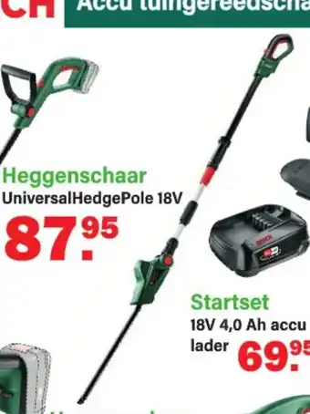 Van Cranenbroek Bosch Heggenschaar UniversalHedgePole 18V aanbieding