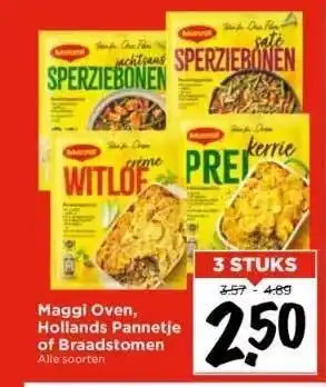 Vomar Voordeelmarkt Maggi oven, hollands pannetje of braadstomen aanbieding