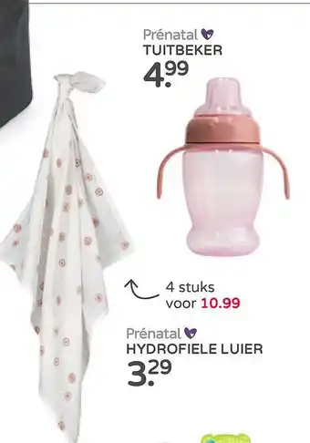 Prenatal Prénatal tuitbeker of prénatal hydrofiele luier aanbieding