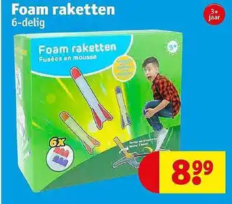 Kruidvat Foam raketten aanbieding