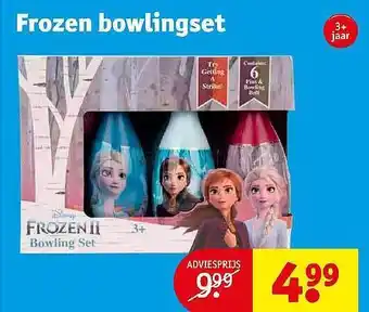 Kruidvat Frozen bowlingset aanbieding