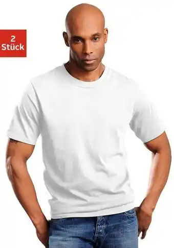 Lascana Schiesser t-shirt eenvoudige basic shirts in topmerkkwaliteit (set van 2) aanbieding