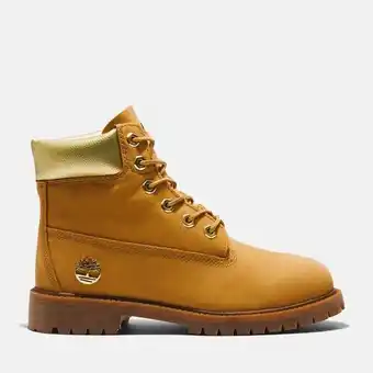 Timberland Timberland premium 6 inch boots voor kids in geel/goud lichtbruin, grootte 39 aanbieding