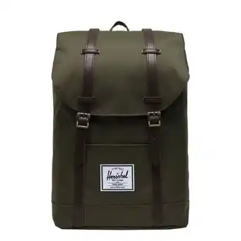 Travelbags Herschel supply & co herschel supply co. retreat rugzak ivy green/ chicory coffee straps laptoprugzak aanbieding