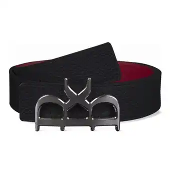 Royaumsoutlet Royaums yves belt black men gunmetal aanbieding