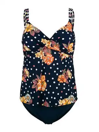 Meyer Mode Sunflair tankini in wikkellook  blauw aanbieding