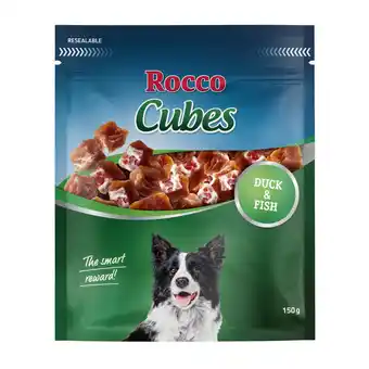 Zooplus 150g cubes eend rocco hondensnacks aanbieding