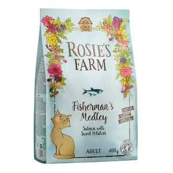 Zooplus 2kg rosie's farm adult zalm met zoete aardappel kattenvoer droog aanbieding