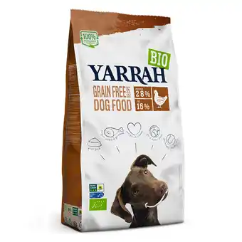 Zooplus 15% korting! 2 kg yarrah bio hondenvoer  - graanvrij bio kip aanbieding