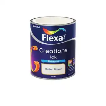 Praxis Flexa lak creations zijdeglans cotton flower 750ml aanbieding