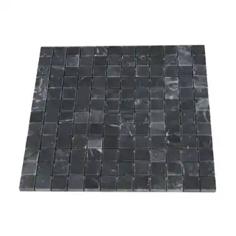 Praxis Progetto mozaïektegel stone antraciet 30x30cm 0,09m² aanbieding