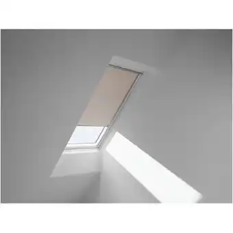 Praxis Velux verduisterend rolgordijn dkl fk06 4556s beige / wit aanbieding