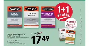 Etos Swisse Multivitamines En Huid, Haar, Nagel 1+1 Gratis aanbieding