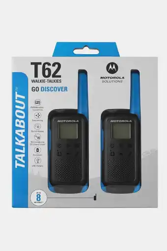 Bever Motorola t62 blue twin walkie talkie blauw aanbieding