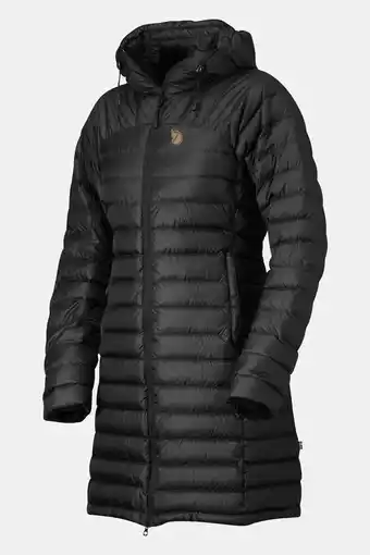 Bever Fjällräven snow flake parka dames zwart aanbieding