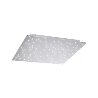 Lampenlicht.nl Design plafonnière wit met ster effect 45 cm incl. led - lucci aanbieding