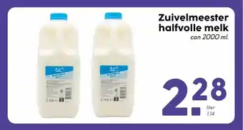 MCD Supermarkt Zuivelmeester halfvolle melk aanbieding