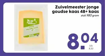 MCD Supermarkt Zuivelmeester jonge goudse kaas 48+ kaas aanbieding