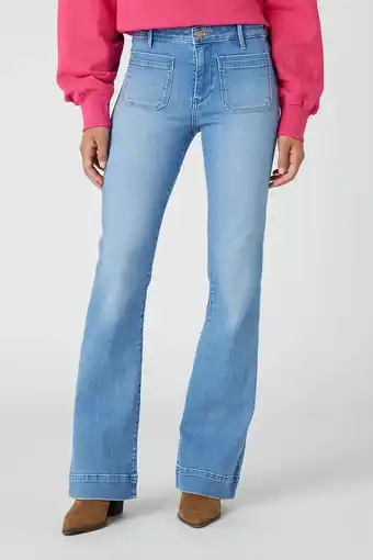 Jeans Centre Wrangler flare hazel aanbieding