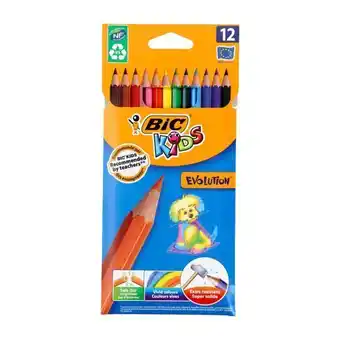 Coop Bic kleurpotloden kids evolution aanbieding