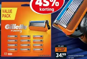 Trekpleister Gillette voordeelpakkingen 12 stuks aanbieding