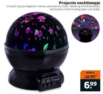 Trekpleister Projectie nachtlampe aanbieding