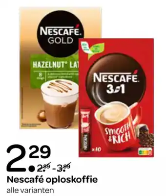 Spar Nescafe oploskoffie aanbieding