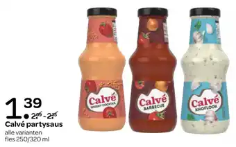 Spar Calve partysaus aanbieding