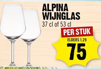 Dirck 3 Alpina wijnglas aanbieding