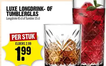 Dirck 3 Luxe Longdrink- of Tumblergas aanbieding