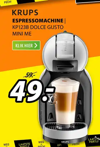 Expert KRUPS espressomachine aanbieding