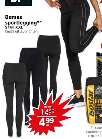 Trekpleister Dames Sportlegging S-XXL aanbieding