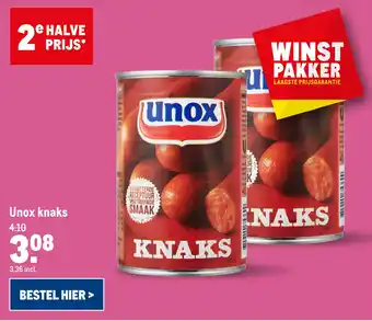 Makro Unox knaks aanbieding