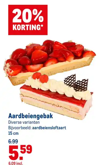 Makro Aardbeiengebak aanbieding