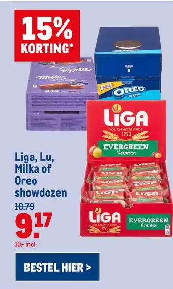 Makro Liga, Lu, Milka of Oreo showdozen aanbieding