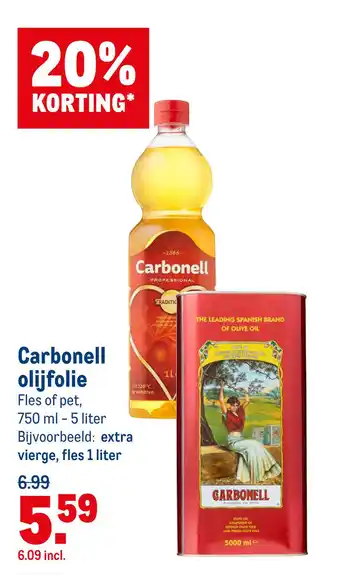 Makro Carbonell olijfolie aanbieding