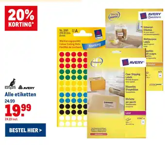 Makro Alle etiketten aanbieding