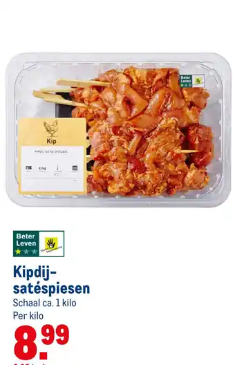 Makro Kipdij- satéspiesen aanbieding