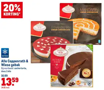 Makro Alle Coppenrath & Wiese gebak aanbieding