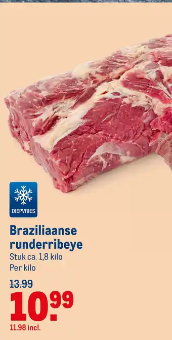 Makro Braziliaanse runderribeye aanbieding