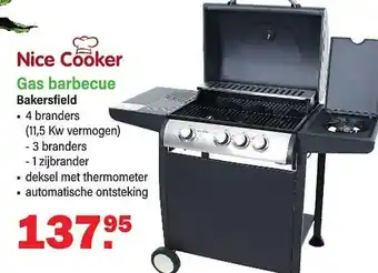 Van Cranenbroek Nice cooker gas barbecue aanbieding