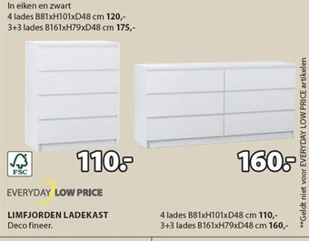 Jysk Limfjorden ladekast aanbieding