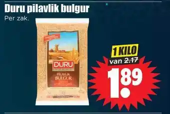 Dirk Duru pilavlik bulgur aanbieding