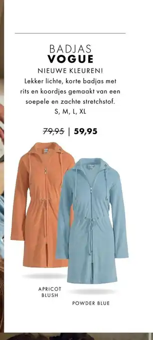 Vandyck Badjas Vogue aanbieding