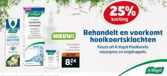 Trekpleister A.Vogel Hooikoorts neusspray en oogdruppels aanbieding