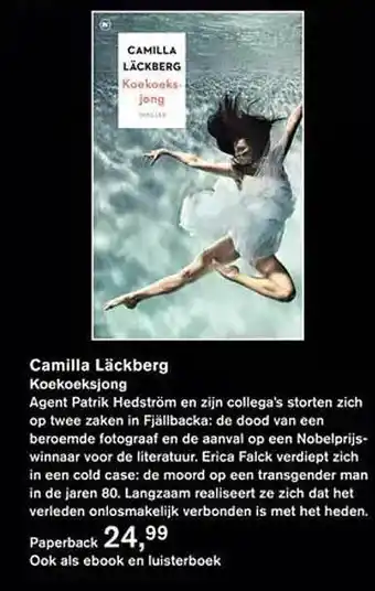 Libris Camilla läckberg - koekoeksjong aanbieding