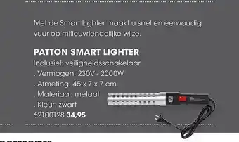 HANOS Patton smart lighter aanbieding