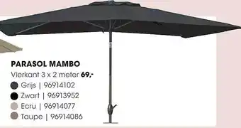 HANOS Parasol mambo aanbieding